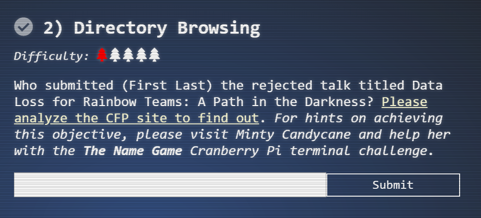Objective 2 : Directory Browsing
