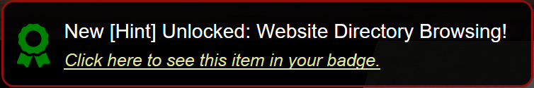 Hint : Website Directory Browsing!